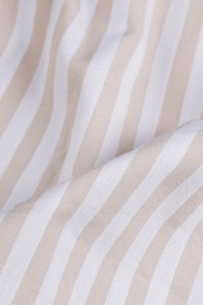 Tan Candy Stripes