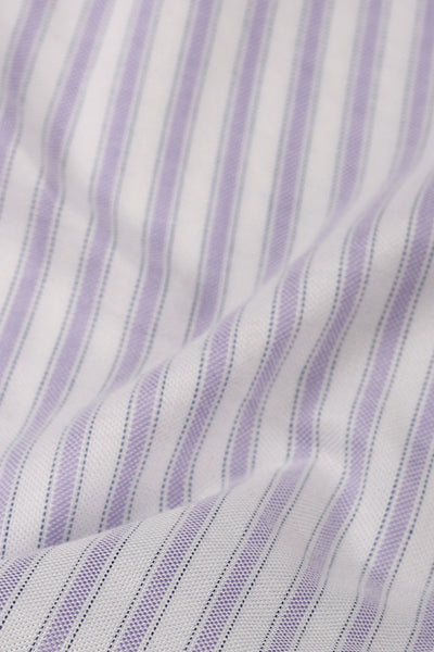 Lilac Oxford Striped