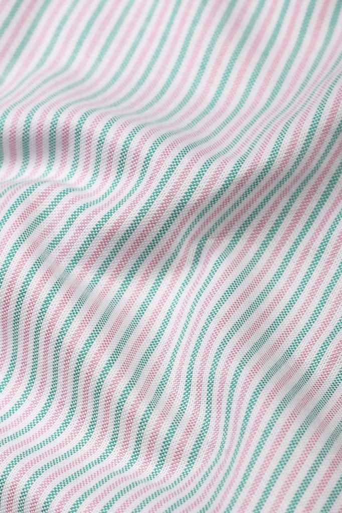 Green Pink Balanced Stripes - Foberry USA