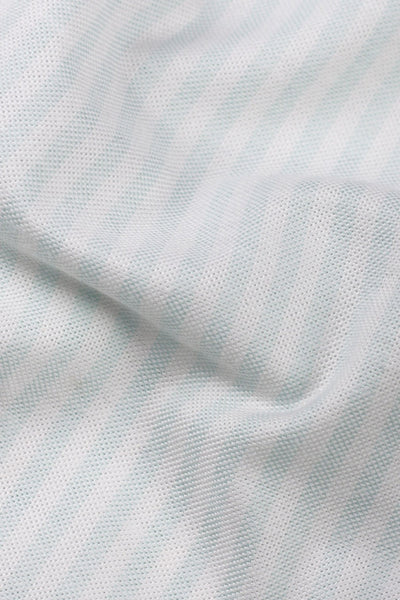Soft Green Oxford Stripes