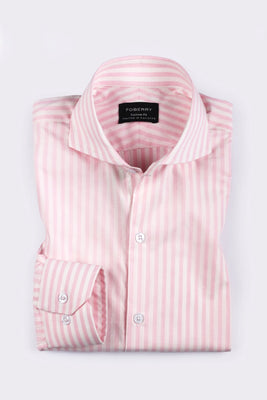 Fresh Bold Pink Striped shirt - Foberry USA