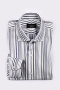 Multi Grey Stripes Shirt - Foberry USA