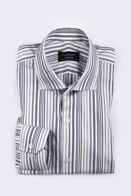 Multi Grey Stripes Shirt - Foberry USA