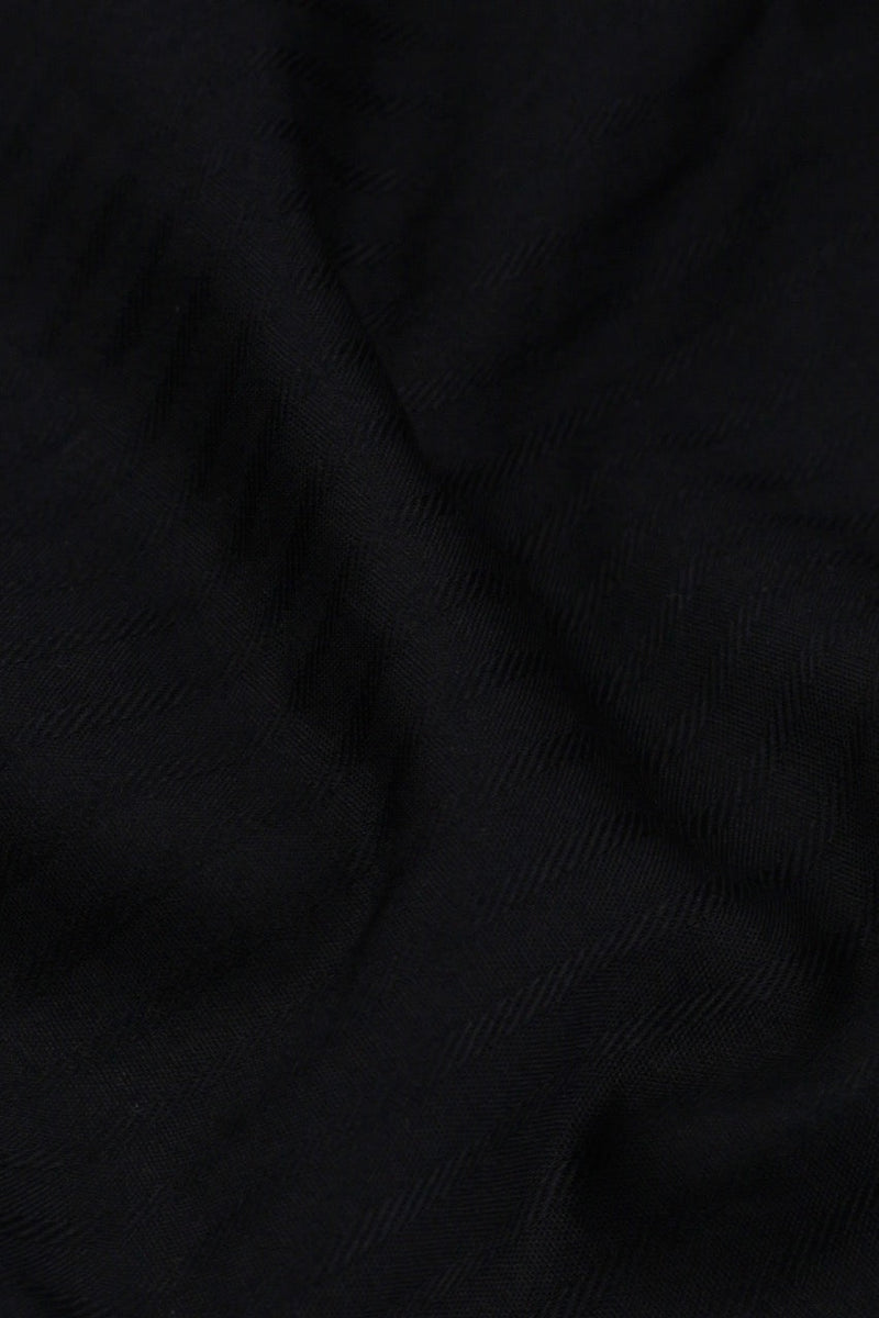 Black Twill Striped Shirt - Foberry USA
