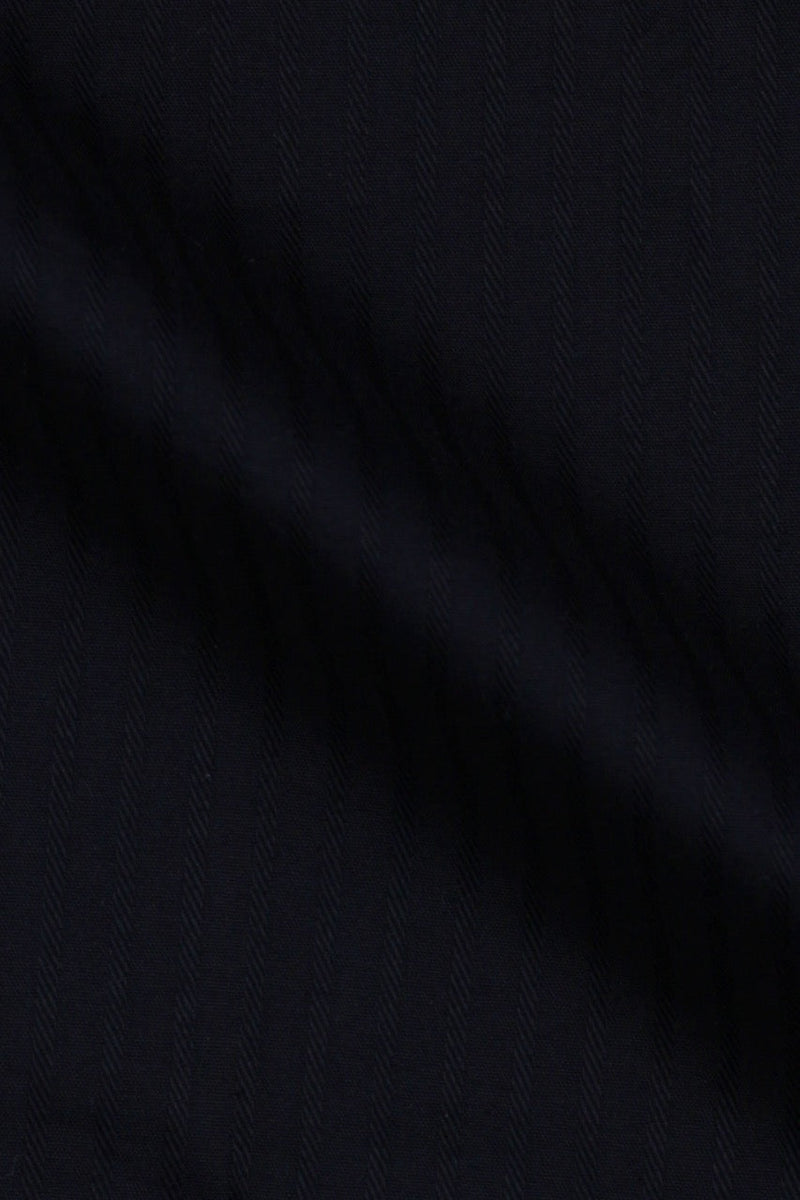 Black Twill Striped Shirt - Foberry USA