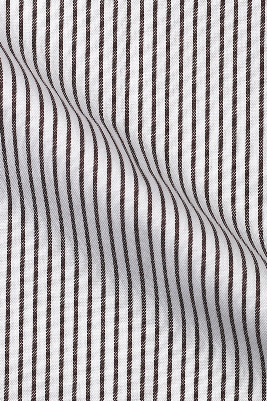 Brown Awning Striped Shirt - Foberry USA