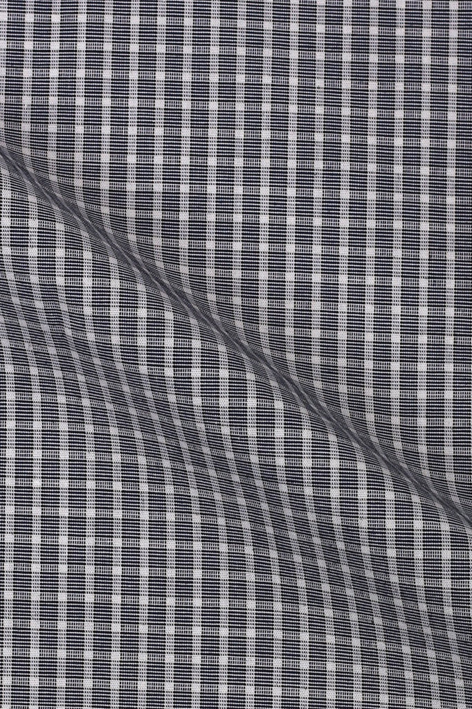 Grey Mini Box Checkered Shirt - Foberry USA