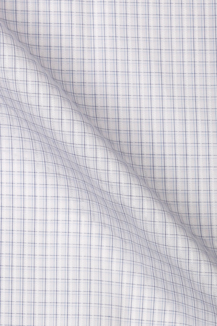 Blue Minibox Structured Shirt - Foberry USA