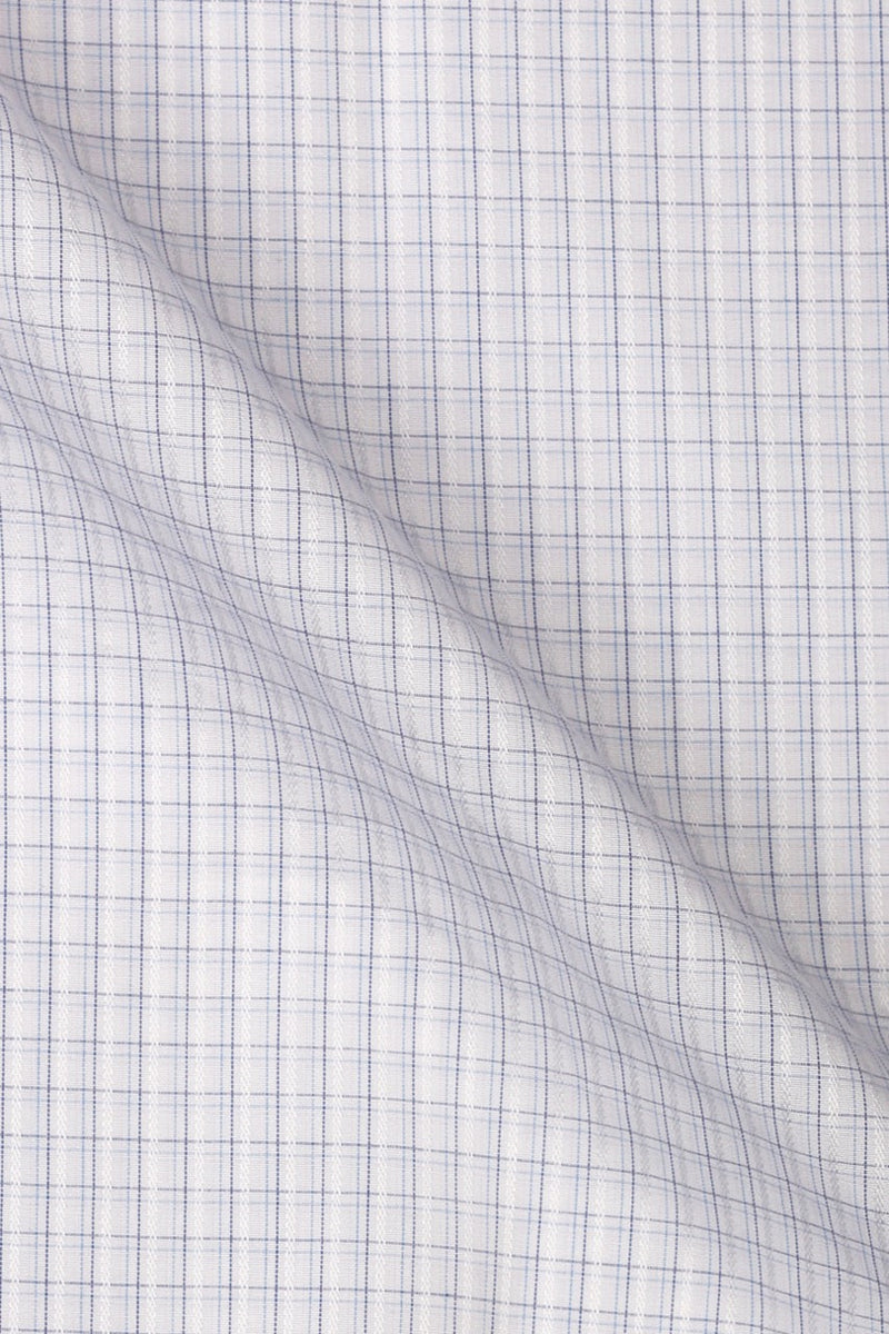 Blue Minibox Structured Shirt - Foberry USA