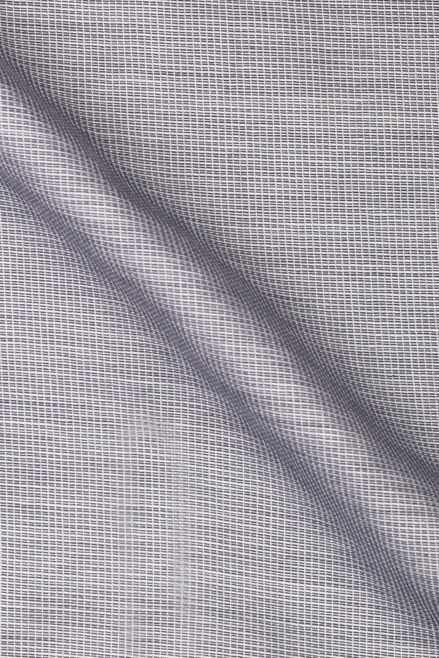Light Grey Self Structured Shirt - Foberry USA