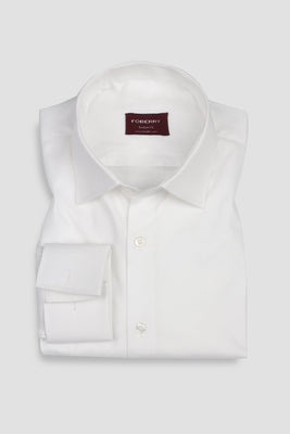 White Egyptian Jacquard Structured Shirt