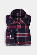 Multi Red & Blue Tartan Winter Flannel Shirt