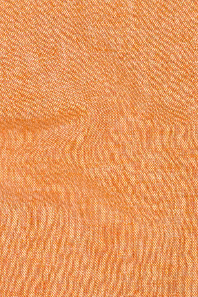 Orange Irish Linen