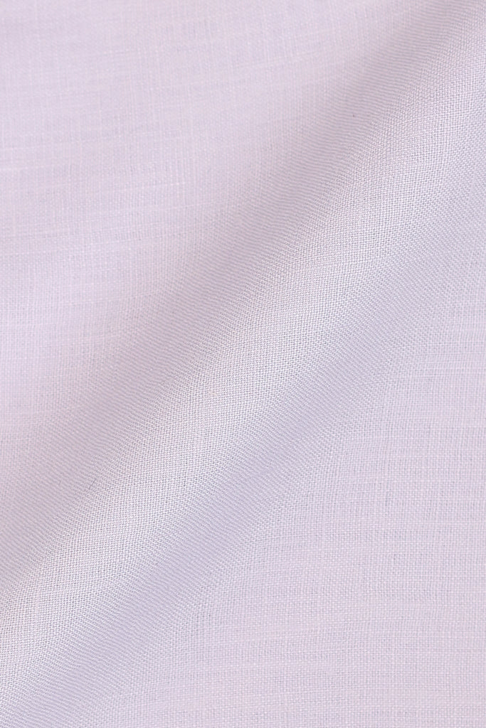 Pastel Lilac Grey Irish Linen Shirt