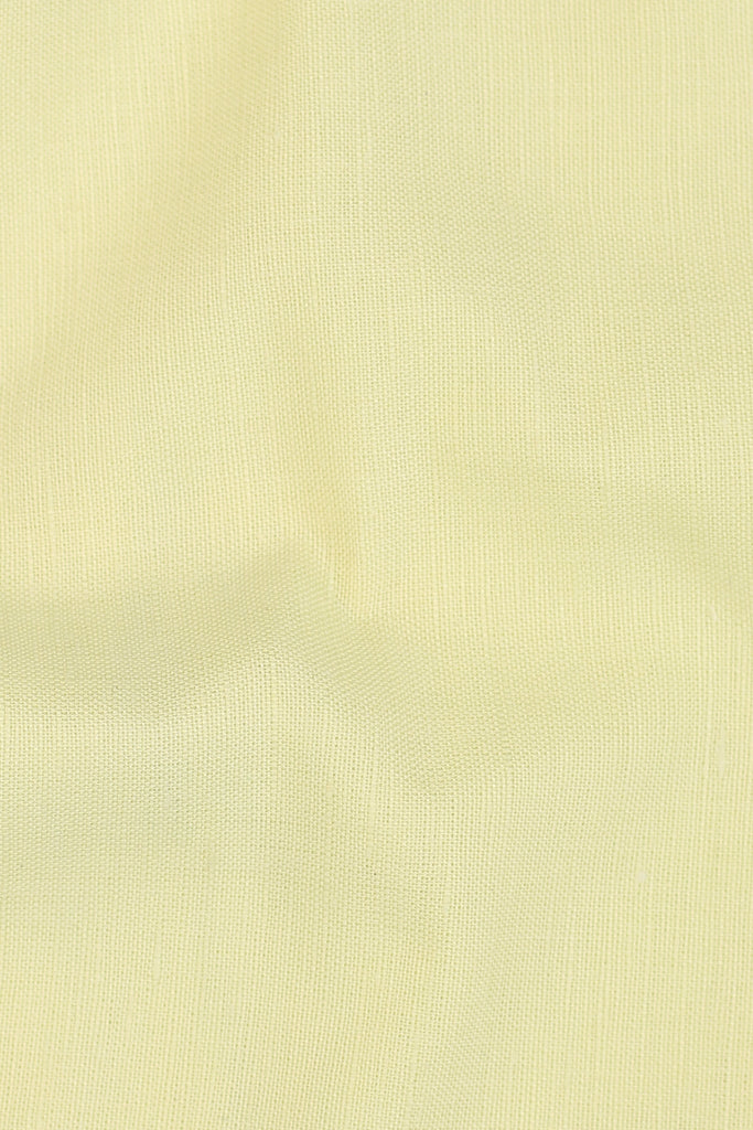 Yellow Lime Italian Linen