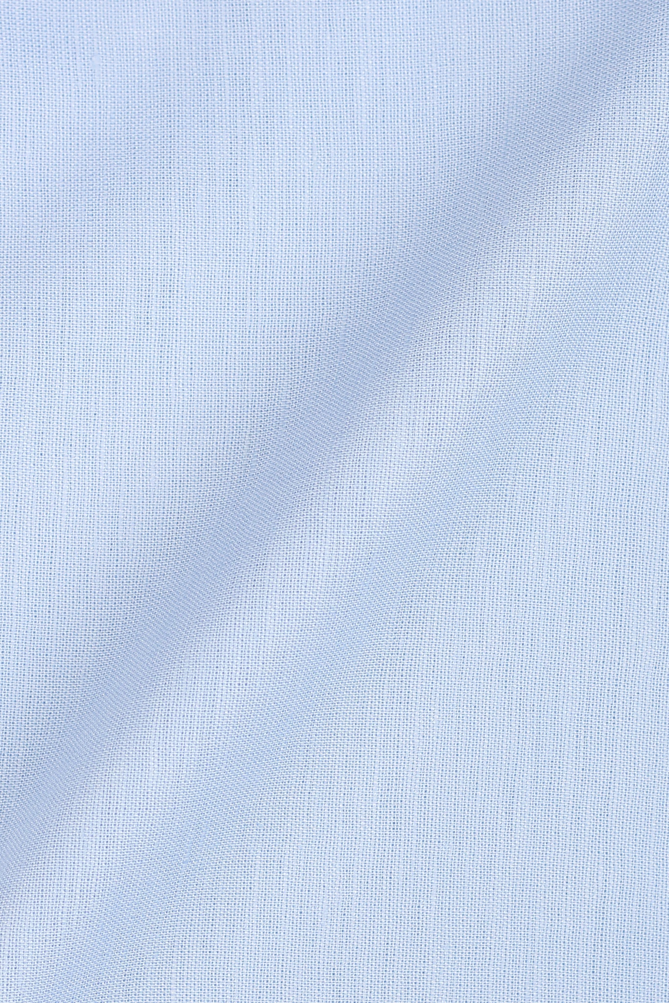 Soft Baby Blue Italian Linen Shirt
