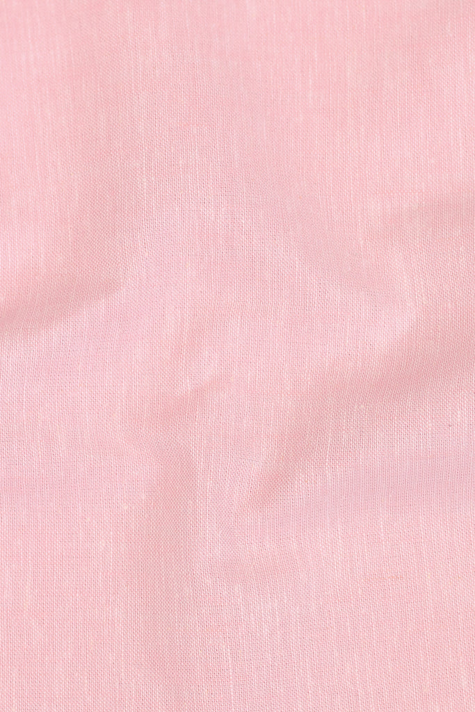 Soft Powder Pink Italian Linen