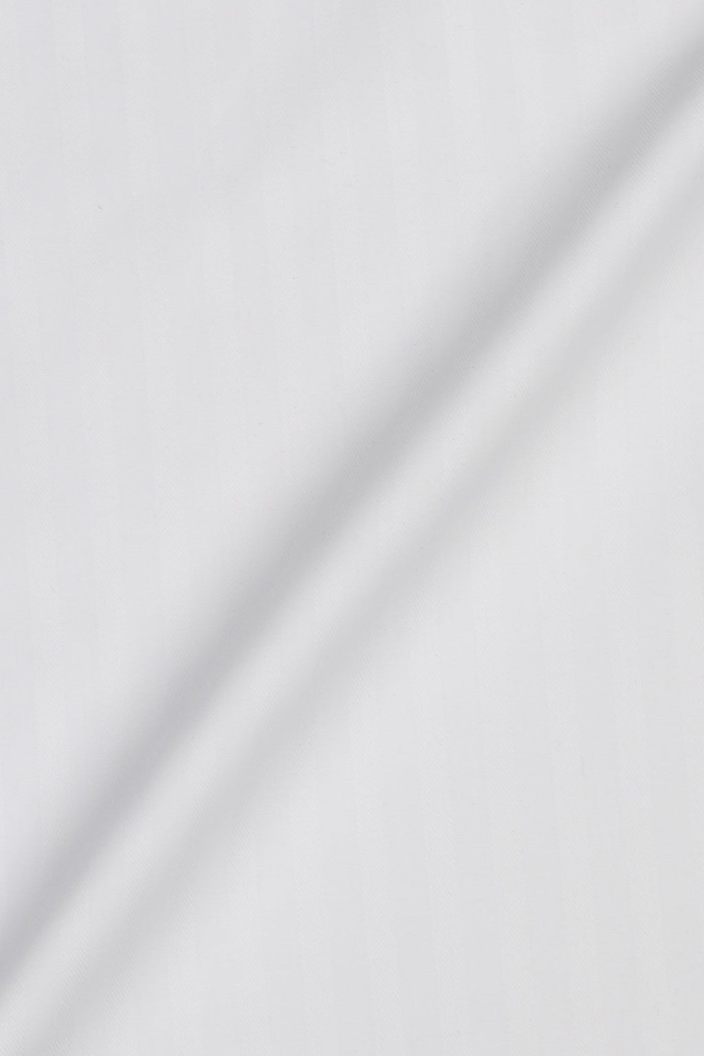 White Twill Striped Shirt