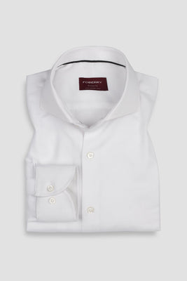 White Egyptian Knot Patterned Shirt