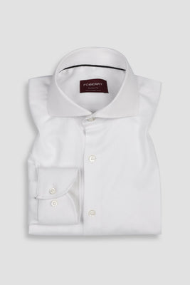 White Egyptian Knot Patterned Shirt