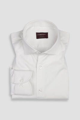 White Stretchable Shirt