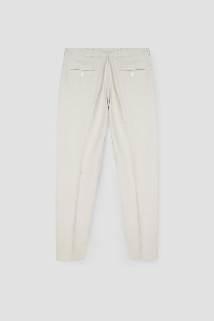 Cosmic Latte Linen Trousers