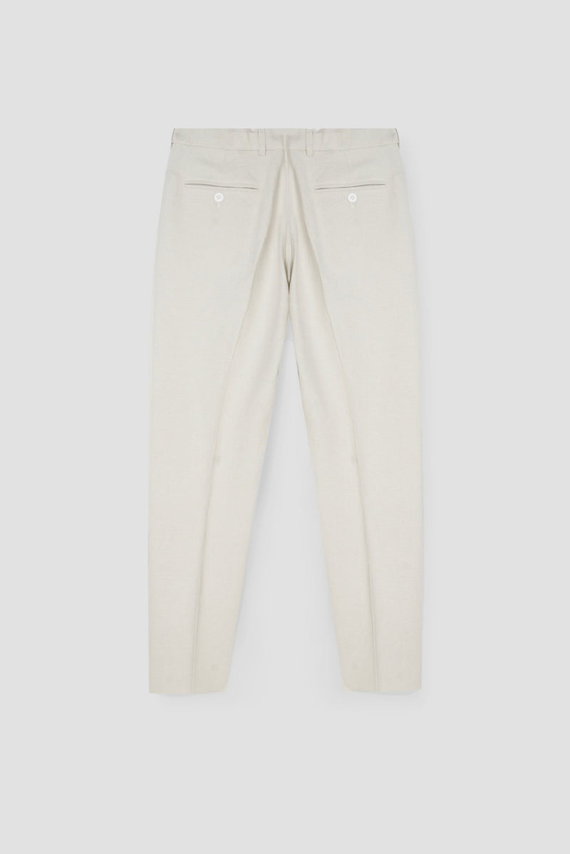 Cosmic Latte Linen Trousers