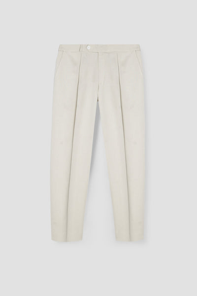 Cosmic Latte Linen Trousers