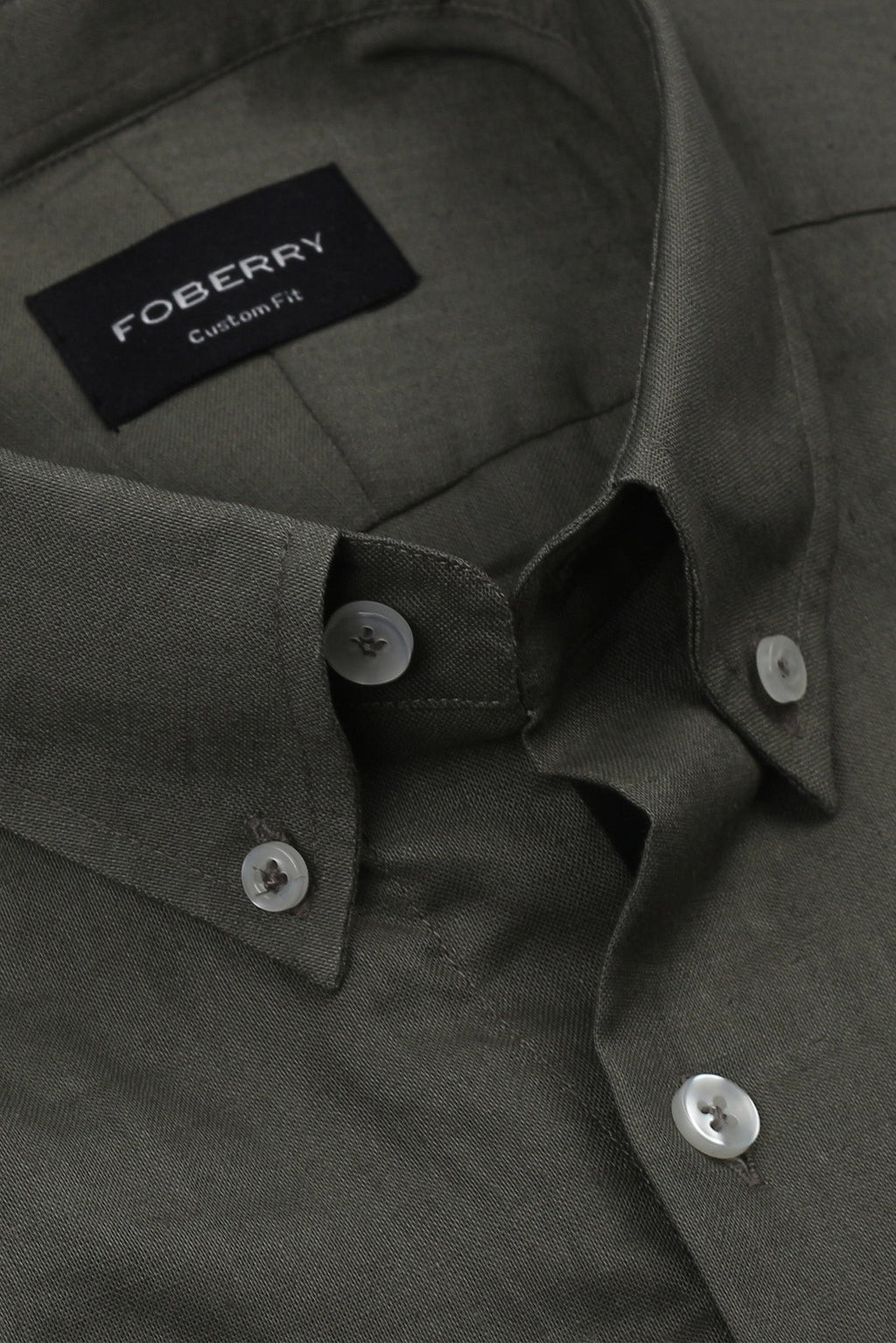 Silky Green Stretchable Linen Shirt