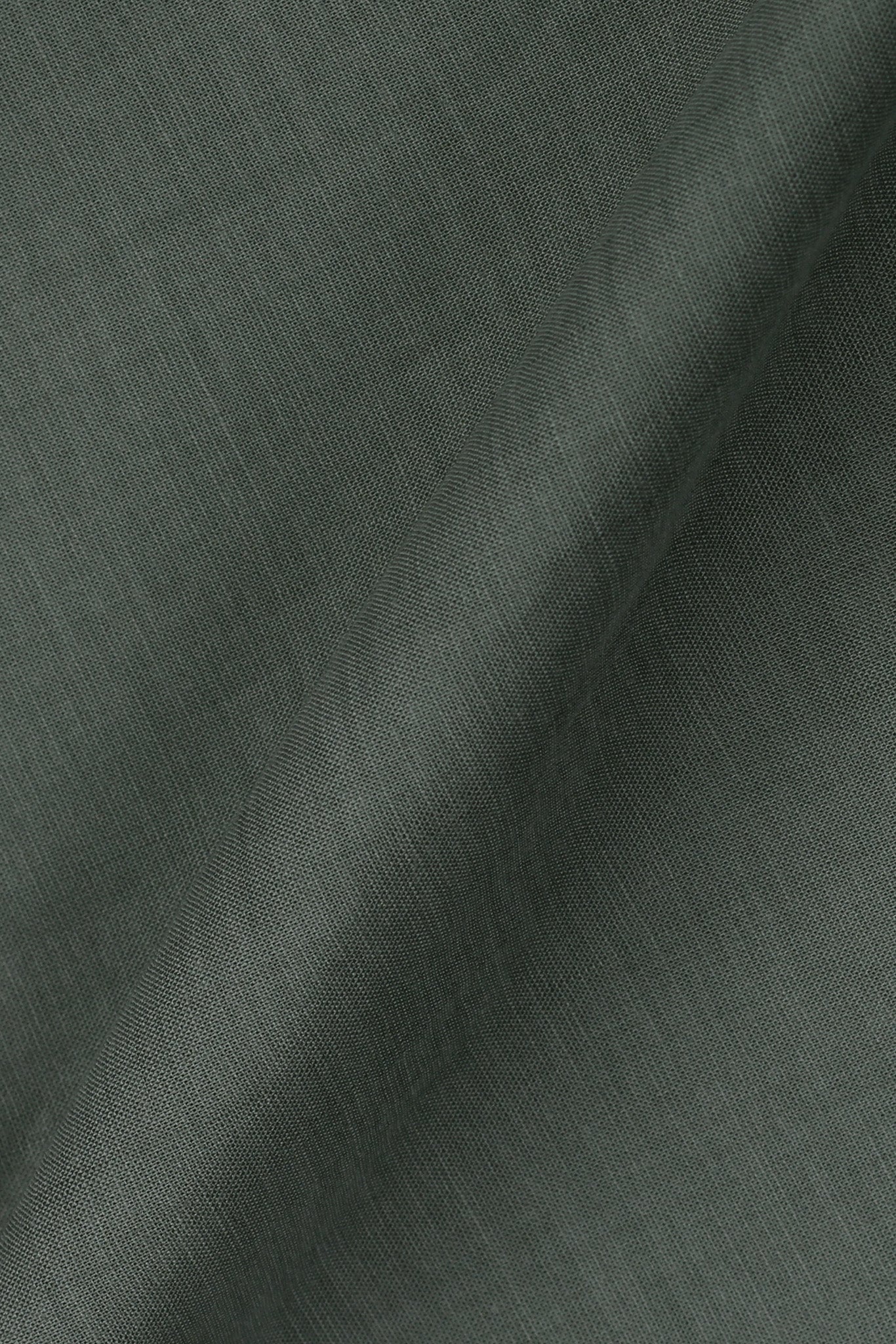 Pine Green Stretchable Linen