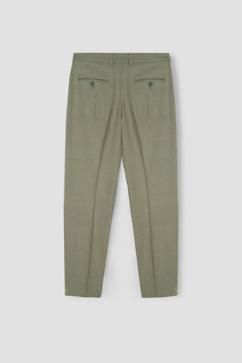Sand Twill Linen Trousers