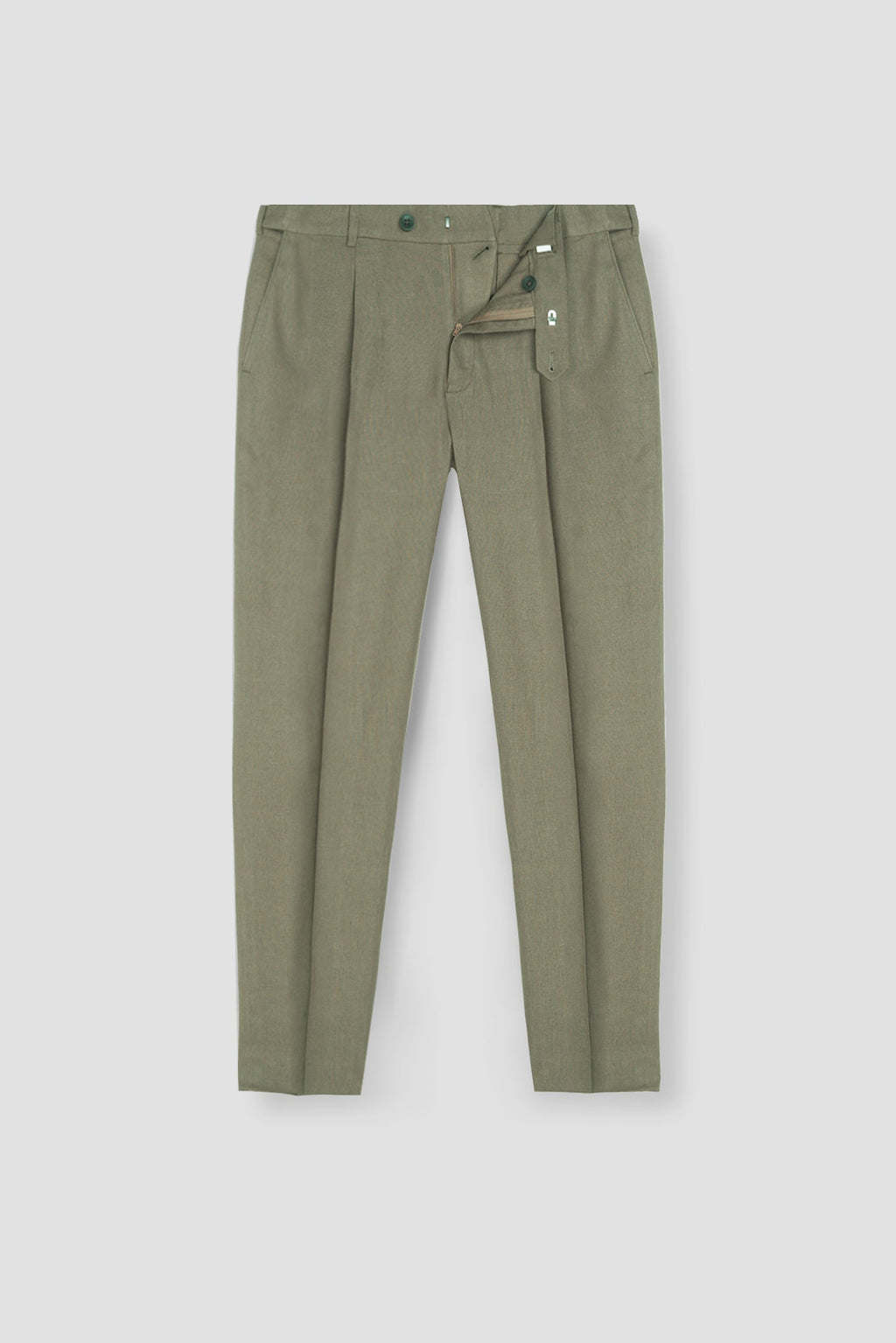Sand Twill Linen Trousers
