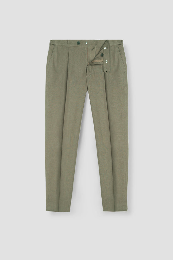 Sand Twill Linen Trousers