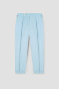Sky Blue Linen Trousers