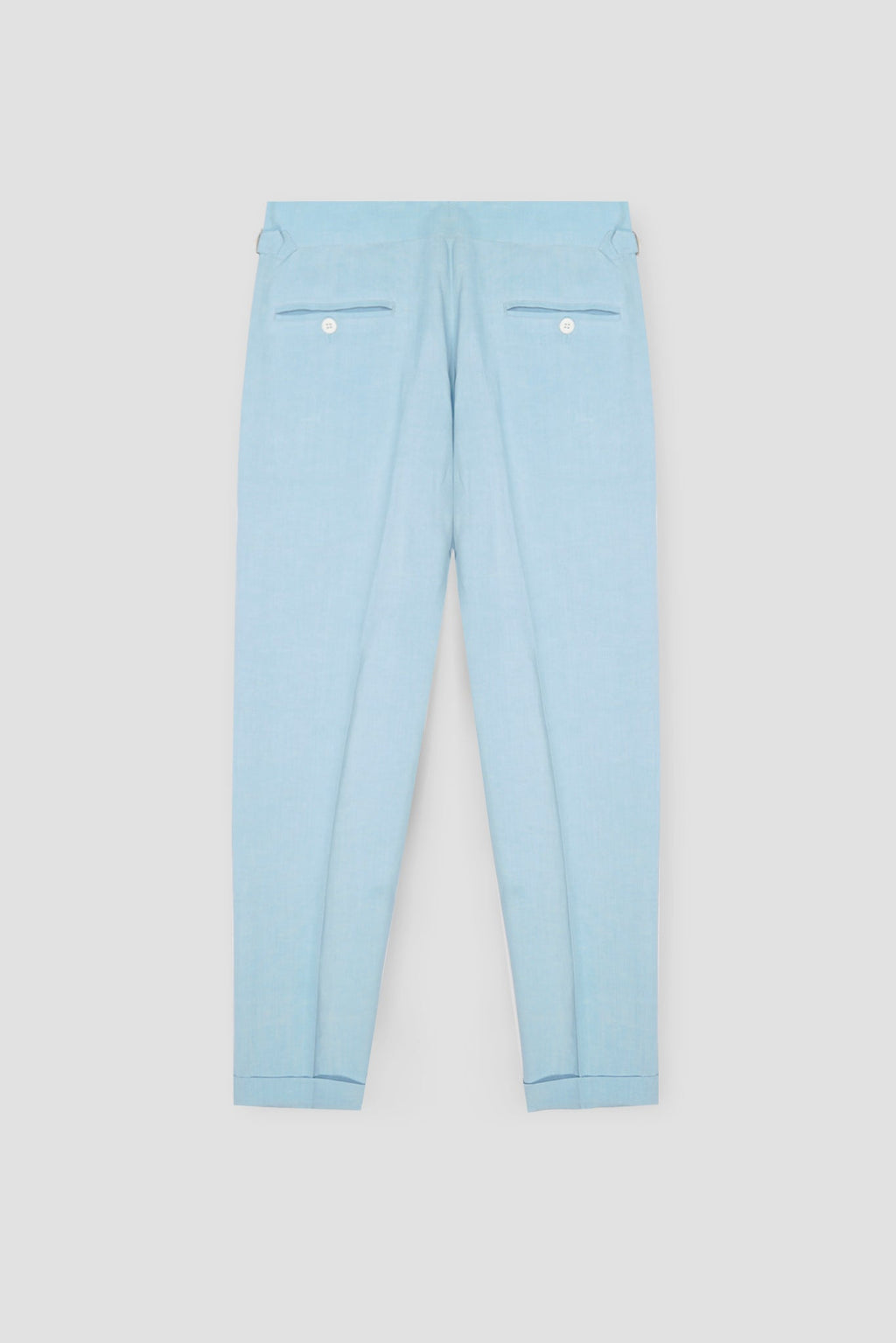 Sky Blue Linen Trousers