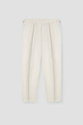 Soft Light Beige Linen Trousers