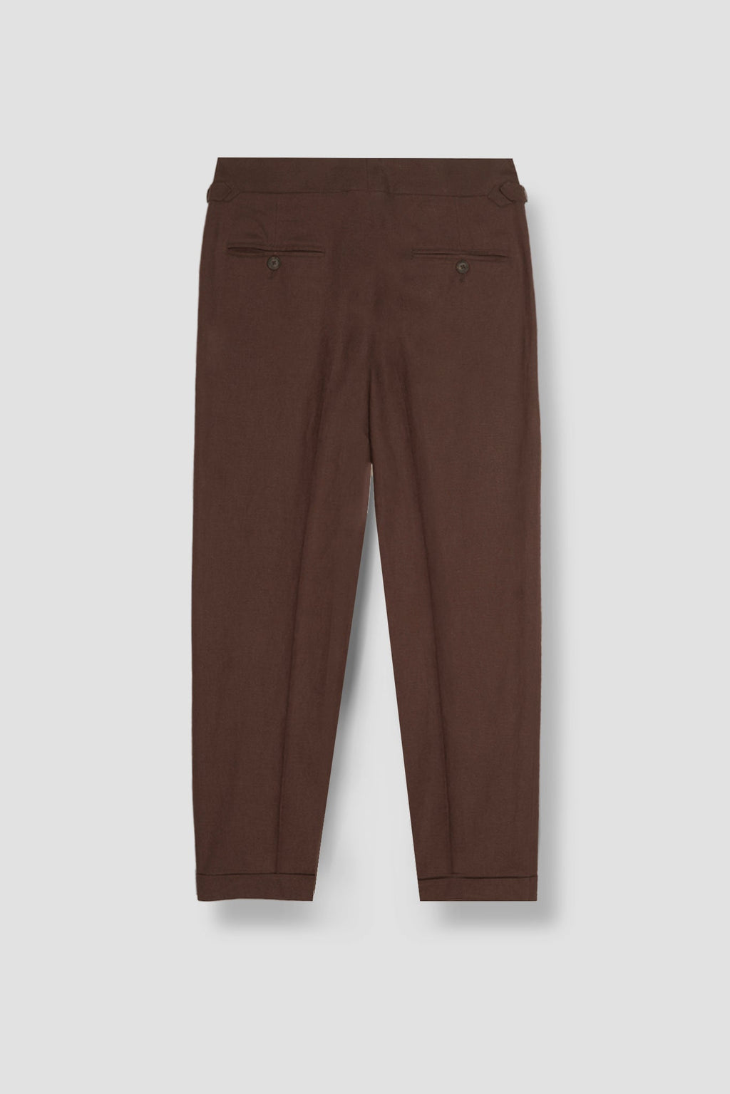 Syrup Brown Linen Trousers