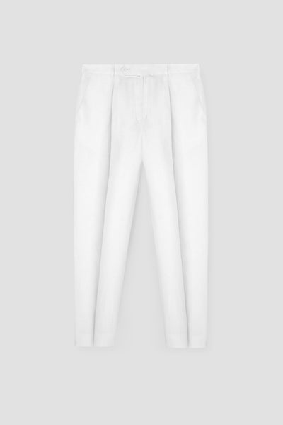 White Linen Trousers