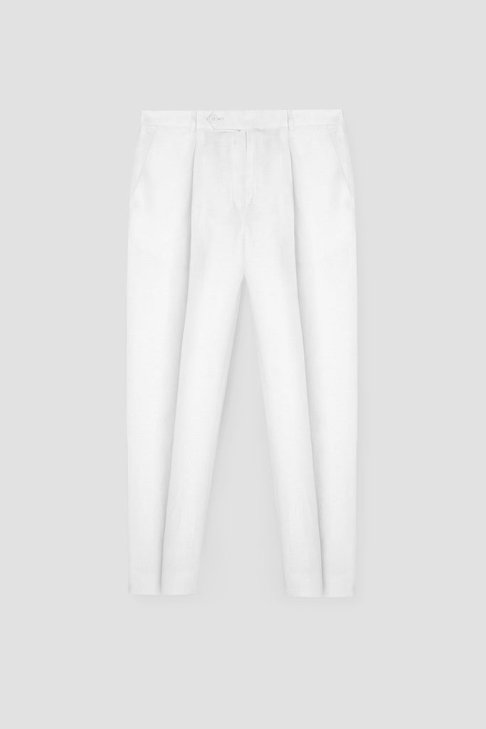 White Linen Trousers