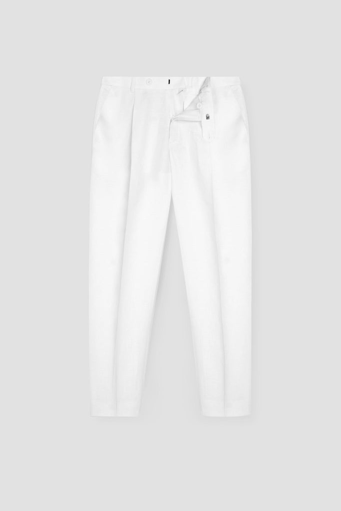 White Linen Trousers
