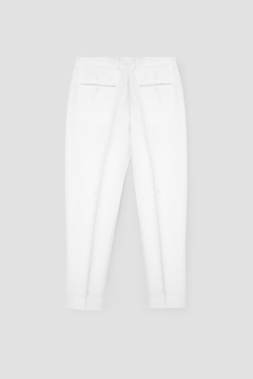 White Linen Trousers