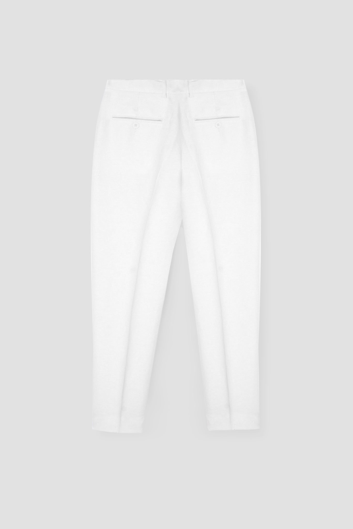 White Linen Trousers