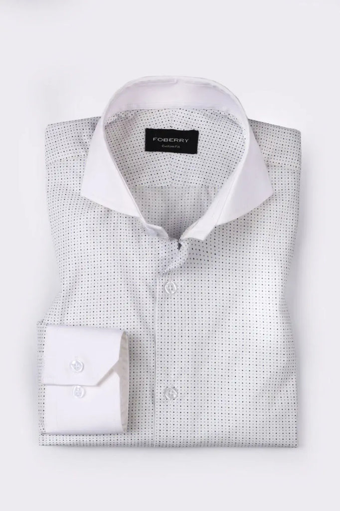 Polka Dots Printed Shirt Foberry