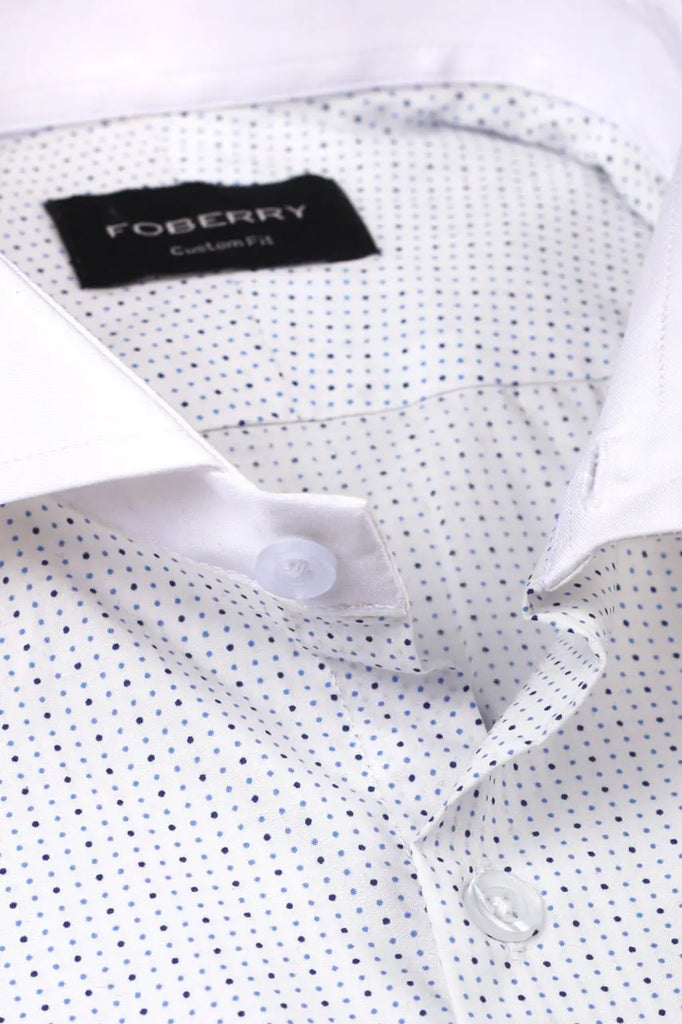 Polka Dots Printed Shirt Foberry