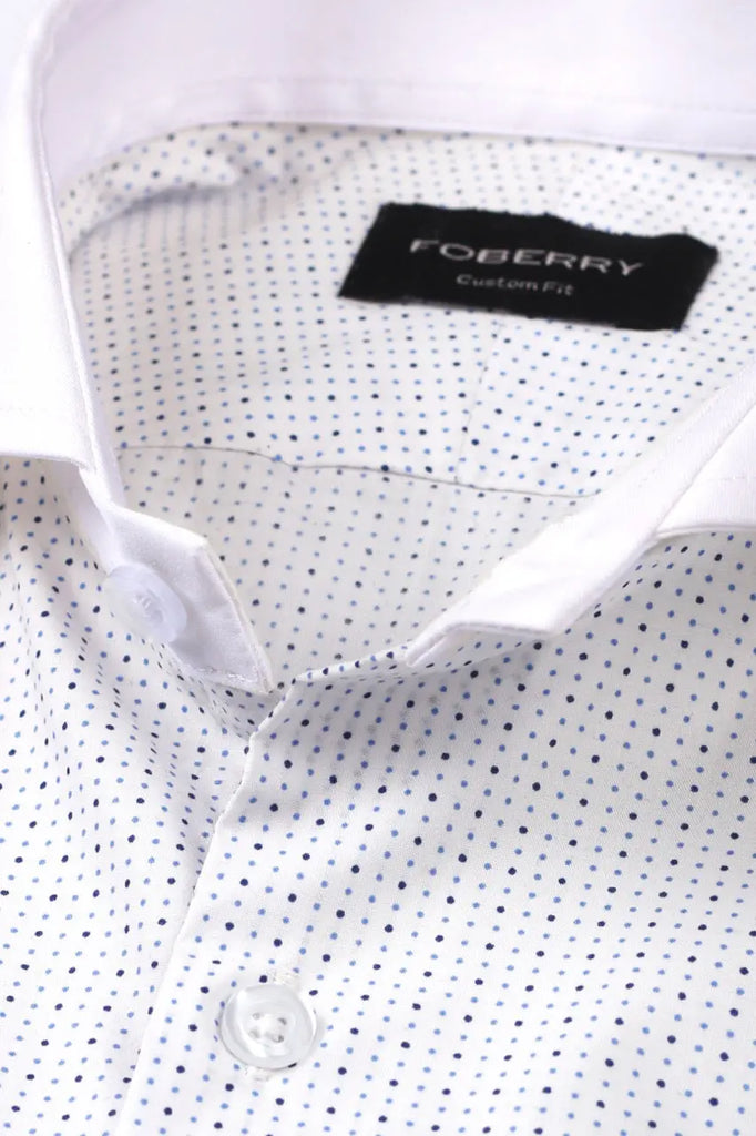 Polka Dots Printed Shirt Foberry