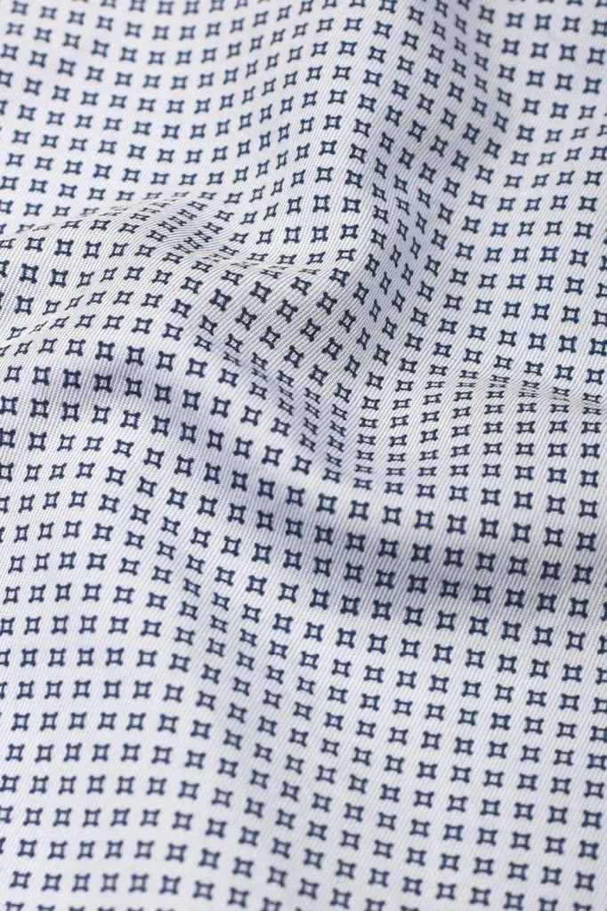 Texas Star Blue Printed Shirt Foberry