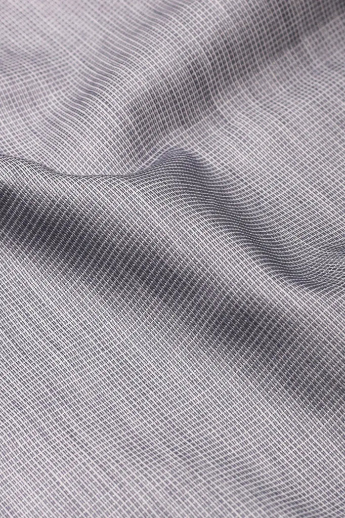 Light Grey Self Structured Shirt Foberry