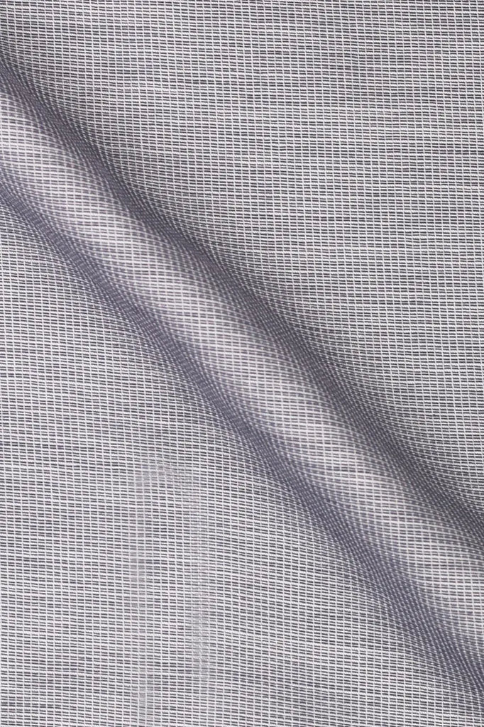 Light Grey Self Structured Shirt Foberry