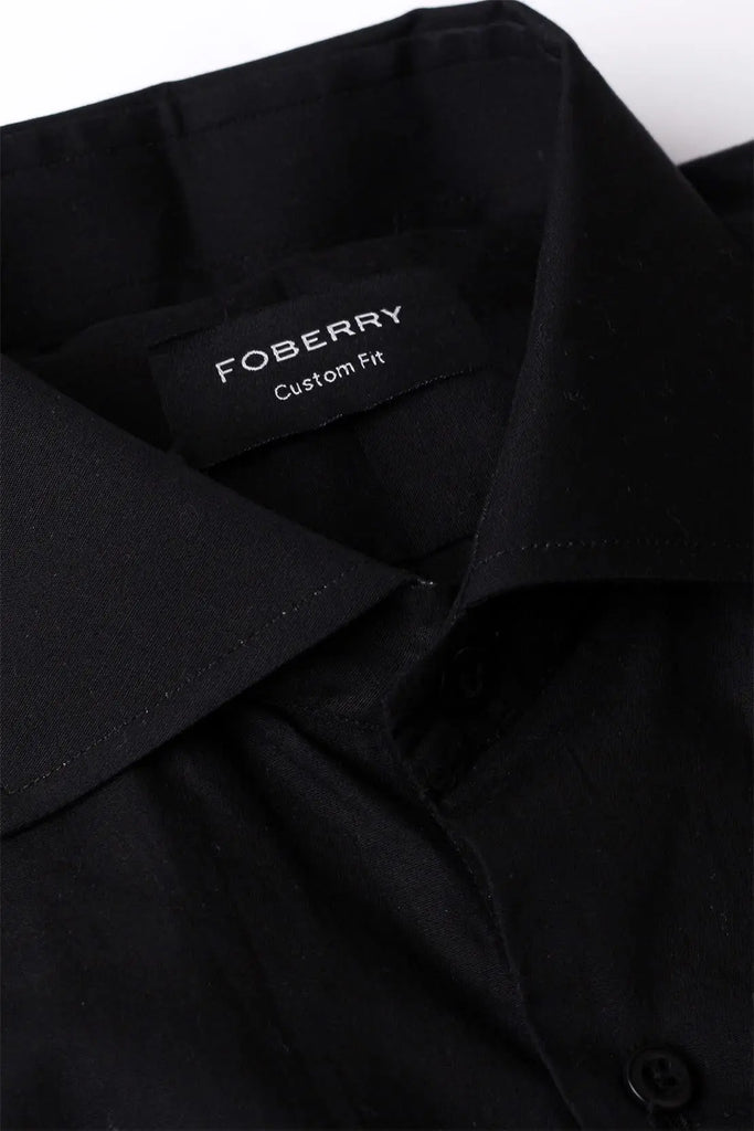 Crisp Black Shirt Foberry